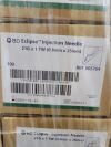 BD 305764 Eclipse Injection Needle; 21G x 1 (TW); 0.88mm x 25mm; 100/box