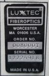 LUXTEC ACO SERIES 8000 LIGHT SOURCE
