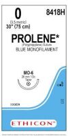 ETHICON 8418H 0 Blue Monofilament (Polypropylene), Nonabsorbable Surgical Suture