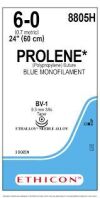 ETHICON 8805H 6-0 Blue Monofilament (Polypropylene), Nonabsorbable Surgical Suture