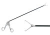 JARIT 605-152 Tenaculum Forceps Single-Toothed Long Jaws Double Action Slide Lock Insulated Shaft 5mm 32cm
