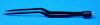 AESCULAP US604 Cushing Bayonet Bipolar Forceps, Goldtip, 2.0 mm,