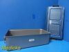 JOHNSON & JOHNSON J&J Depuy Synthes 62.019.004 Sterilization Container; X-Large Solid Base