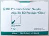 BD 305145 PrecisionGlide Needle 23G x 1” TW (0.6mm x 25mm) (BOX/100) 2026/11/30-2028/07/31