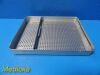 KATENA K9-2350 Aluminum Sterilizing Case, Double W/ K9-2355 Instr Rack