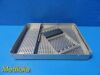 KATENA K9-2350 Aluminum Sterilizing Case, Double W/ K9-2355 Instr Rack