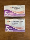 BD BECTON DICKINSON 320119 (2 Boxes) Ultra-Fine Mini Pen Needle, 5mm x 31G