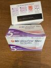BD BECTON DICKINSON 320119 (2 Boxes) Ultra-Fine Mini Pen Needle, 5mm x 31G