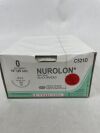ETHICON C521D NUROLON Nylon Suture, Taper Point, Non-Absorbable, CT-1 36mm ½ Circle, Black Braided 8-18" = 45cm, Size: 0