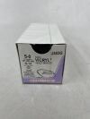 ETHICON J553G COATED VICRYL (polyglactin 910) Suture, SABRELOC - Spatula, Absorbable, S-24 8.0mm / S-24 ¼ Circle, Violet Braided 12" = 30cm,