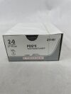 ETHICON Z114H PDS II (polydioxanone) Suture, Taper Point, Absorbable, UCL 14mm ½ Circle, Violet Monofilament 27" = 70cm, Size: 2-0