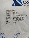 AMERICAN SURGICAL Lot of 3 Packs (10/pack) Delicot  63-01 Exp.2026-03 to 2027-11  (J11) Delicot