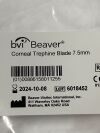 BEAVER VISITEC Lot of 2 Corneal Trephine Blade 7.5mm  0009711 Exp.2024-10  (J11) Corneal Trephine Blade 7.5mm