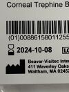 BEAVER VISITEC Lot of 2 Corneal Trephine Blade 7.5mm  0009711 Exp.2024-10  (J11) Corneal Trephine Blade 7.5mm