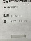 SYMMETRY SURGICAL Karlin Spinal Blade Ultra  46-3178  Exp.2028-09  (J11) Karlin Spinal Blade Ultra