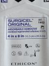 ETHICON ORIGINAL ABSORBABLE HEMOSTAT 4" X 8"  1952  Exp.2028-02 to 2027-12  (J3) Surgicel Original