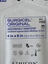 ETHICON ORIGINAL ABSORBABLE HEMOSTAT 4" X 8"  1952  Exp.2028-02 to 2027-12  (J3) Surgicel Original