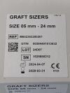 GETINGE Box of 10 Graft Sizer 5mm-24mm  M002363200201   Exp.2029-03  (F13) Graft Sizers
