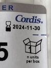 CORDIS 7F AL .75 Guiding Catheter 778-034-00  Exp.2024-11  (Z9) AL .75