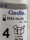 CORDIS 8F XBLAD 4  Guiding Catheter 588-8101  Exp.2024-10  (Z9) 8F XBLAD 4