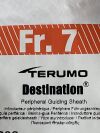 TERUMO Destination Peripheral Guiding Sheath 7Fr x 65cm Fr.7  RSP02   Exp.2024-10  (Z9) Destination Fr.7