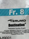TERUMO Pinnacle Destination Guiding Sheath 8F x 90cm, Cross-Cut, Straight Fr.8  54-89001   Exp.2024-09 to 2024-12  (Z9) Destination Fr.8