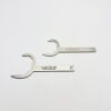 BIOMET ZIMMER 32-348024 & 32-348022 MAXIM LATERAL ORTHOPEDIC TEMPLATES , 75mm & 65mm Set