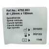 RICHARD WOLF REF 4792.803 Spinal cannula,  1.25mm x 150mm, EXP.2021/02