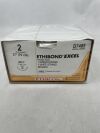 ETHICON D7485 ETHIBOND EXCEL Polyester Suture 1 Green Strand, 1 White Strand Braided, 2 Strands/Packe