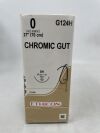 ETHICON G124H Gut Chromic Absorbable Monofilament Suture, Size 0, 27 in. Length, SH Needle