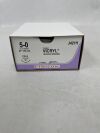 ETHICON J421H COATED VICRYL (polyglactin 910) Suture, Reverse Cutting, Absorbable, FS-2 19mm 3/8 Circle, Undyed Braided 27" = 70cm, Size: 5-0