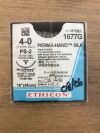ETHICON 1677G PERMA-HAND SILK Black Braided Non-Absorbable Suture 4-0, 18in (12/Box)
