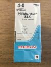 ETHICON 709H PERMA-HAND SILK Black Braided 4-0, 18in (36/Box)