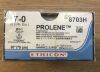 ETHICON 8703H Prolene Polypropylene Blue Monofilament Non-Absorbable Suture 7-0, 30in(36/Box)
