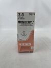 ETHICON Y417H MONOCRYL (poliglecaprone 25) Suture, Taper Point, Absorbable, SH 26mm ½ Circle, Undyed Monofilament 27" = 70cm, Size: 2-0