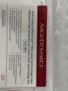 ANGIO DYNAMICS Hemodialysis Catheter Set  10301207   Exp.2025-02  (M1) Hemodialysis Catheter Set