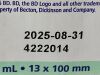 BD 2 Packs (100/Pack) Blood Collection Tubes  367962  Exp.2025-08  (Y18) Blood Collection Tubes