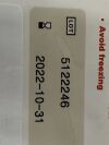 INTEGRA Bi-Layer Matrix Wound Dressing 5cm x 5cm  BMW2021  Exp.2022-10  (Y21) Bilayer Matrix Wound Dressing
