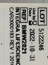 INTEGRA Bi-Layer Matrix Wound Dressing 5cm x 5cm  BMW2021  Exp.2022-10  (Y21) Bilayer Matrix Wound Dressing