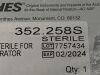 SYNTHES 16.0mm Reamer Head-Sterile  352.258S Exp.2024-02  (Y13) 16.0mm Reamer Head-Sterile
