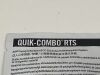 PHYSIO-CONTROL Lot of 2 Quik-Combo RTS Electrodes 11996-000090  Exp.2024-04  (Y11) Quik-Combo RTS