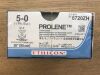 ETHICON 8720ZH Prolene Blue Monofilament Non-Absorbable Suture 5-0, 36in (36/Box)