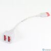 GE 2103966-001 Invasive Blood Pressure Cable, Dual Adapter, 30 cm / 1 ft.