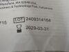COVIDIEN Urine Meter Luer-Lock Sampling 400mL   7000LL  Exp.2029-02 to 2029-03  (V28) Urine Meter