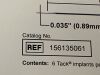 INTACT VASCULAR Tack Endovascular System 3.5-6.0mm x 6mm  156135061   Exp.2024-10  (Y51) Tack Endovascular System