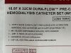 ANGIO DYNAMICS Dura-Flow Pre-Curve With Hydro-Tip Hemodialysis Catheter Set 10301208  Exp.2025-02  (Y50) Dura-Flow