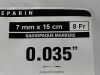 GORE Viabahn Endoprosthesis with Heparin & Radiopaque Markers: 7mm x 15cm, 120cm VBHR071502A  Exp.2024-12  (Y33) Heparin