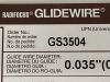 TERUMO Glidewire: 0.035" x 400cm, Straight, Stiff  GS3504  Exp.2024-05 to 2024-07  (Y33) Catheter Exchange