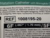 ABBOTT Viatrac 14 Plus Peripheral Dilatation Catheter  1008195-20  Exp.2024-12  (Y25) Viatrac 14 Plus