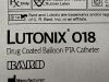 BARD LUTONIX 018 Drug Coated Balloon PTA Catheter  LX181305405F  Exp.2024-09  (Y24) Lutonix 018